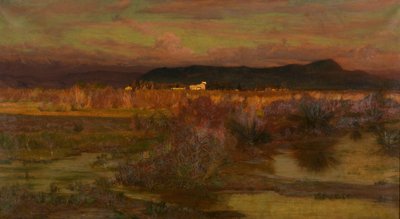 Afterglow in Italy - Evening by Matthew Ridley Corbet